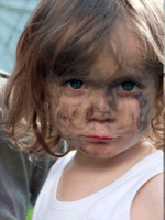 Image of Child with a Dirty Face