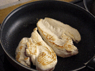 Chicken cooking