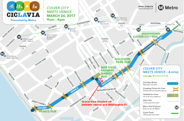 CicLAvia Map